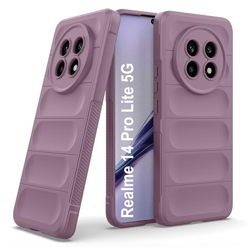 Image of Zapcase Back Case Cover for Realme 14 Pro Lite 5G | Compatible for Realme 14 Pro Lite 5G Back Cover | Liquid Silicon Magic Case with Camera Protection | Lavender