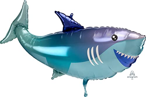 Anagram 38 Shark Foil Balloon Multicolor 41225-01