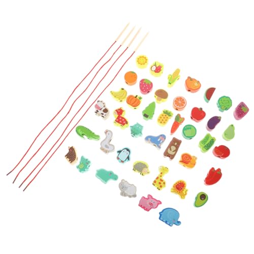 Jeu de perles en bois Hohopeti pour occuper les enfants calmement à la maison