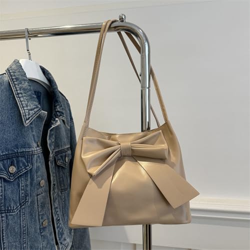 Shoulder Bags Solid Color Underarm Bags PU Sling Bag Spacious Cute for Women Travel Shopping Daily Work4