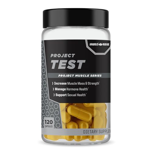 Anabolic Warfare Project Test, Support Muscle Mass & Strength*, Manage Hormone Health*, Support Sexual Health*, Made with Botanicals