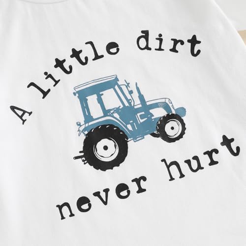 image for BemeyourBBs Toddler Baby Boy Summer Clothes Letter Graph Short Sleeve 