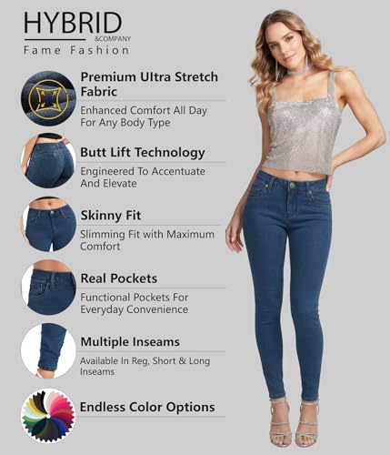 Image of Hybrid & Company Women's Stretch Denim Jeans
