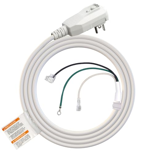 ELEGRP L22620 12AWG Gray LCDI Power Cord Plug for A-C Air Conditioner, E250451 UL Certified, 7.6FT Leakage Current Detection Interrupter Replacement, 240VAC 20Amp 4800W 60Hz NEMA 6-20P (1 Pack)