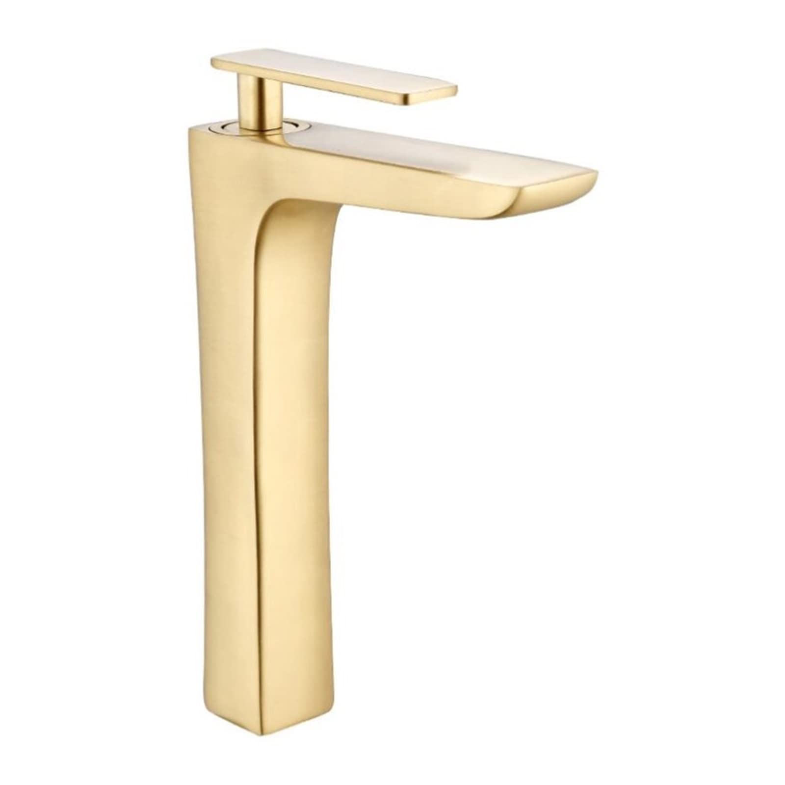 Grifo de baño de Oro Cepillado, Mezclador de Lavabo de latón, Grifo de Agua fría y Caliente para Lavabo de baño, Grifo Mezclador para Lavabo de baño