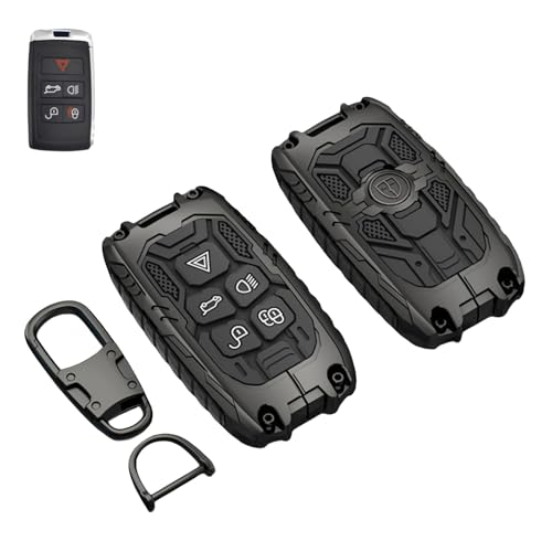 Heavy Metal Key Fob Cover Case Protector for Land Rover, Keychain, Accessories for 2018-2025 Land Rover Range Rover Evoque Sport Velar Defender Discovery Sport Jaguar (Model-A) by facaizhu - Used condition - US$22.33