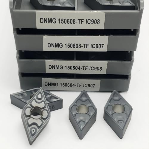Insertos de carburo CNC corte torno herramientas para procesar acero pack 10 7