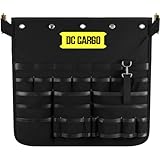 DC Cargo Mall E Track Hanging Pocket Tool Organizer - 21 Assorted-Size Pockets and Loops, E-Track Accessories for Enclosed Trailer, Workshop, & Garage