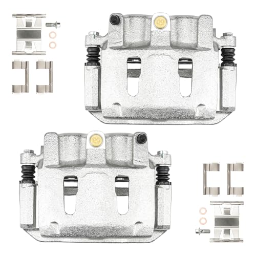 Image of PHILTOP Front Brake Caliper Compatible with 1995-2002 Ranger, 1995-2001 Explorer, 1997-2001 Mountaineer, 1995-2002 B3000, 1998-2001 B2500, 1995-2002 B4000, 1995-2002 B2300, 18-B4607, 18-B4606