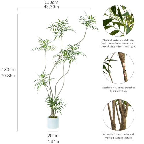 Artificial-Mahonia-fortunei-Tree6ft-Tall-Fake-Plants-Artificial-Mahonia-fortunei-Plants-for-Indoor-Fake-Trees-for-Office-Home-Living-Room-Floor-Patio-Greening-Porch-Decor Artificial Mahonia fortunei Tree6ft Tall Fake Plants Artificial Mahonia fortunei Plants for Indoor Fake Trees for Office Home Living Room Floor Patio Greening Porch Decor