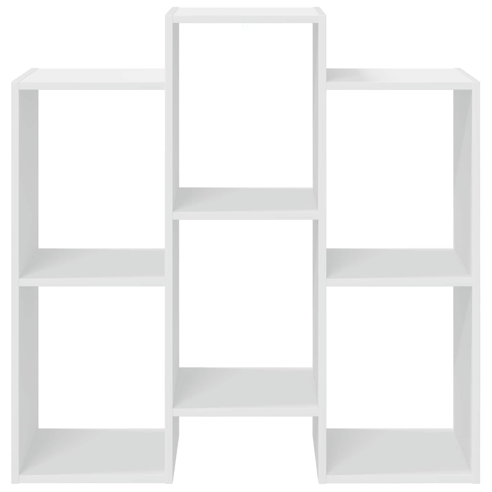 Credenza bianca 90 x 30 x 90 cm, scaffale autoportante