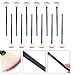 TOYANDONA 12pcs Fan Shaped Face Beauty Brushes Compact Dark Skin Care Facial Mask Applicator Tools for Women Makeup and Facial Treatments