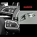 BXSAUISA Accessori per Auto Interni Chrome ABS Pulsanti sul Volante Paillettes Decorazioni Disposizione della Copertura della Misura for l'Audi A3 8V A4 B8 B9 Q3 Q5 A1 A5 A6 A7 Accessori Auto