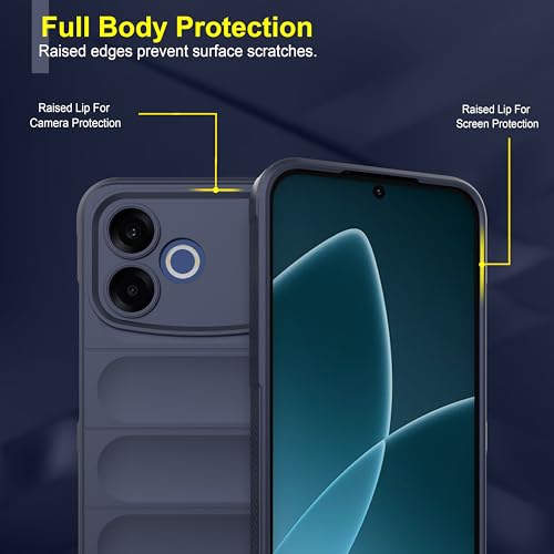 Image of Zapcase Back Case Cover for Oppo F33 Pro 5G | Compatible for Oppo F33 Pro 5G Back Cover | Liquid Silicon Magic Case with Camera Protection | Sapphire