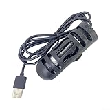Yuanpgky Calentador de acuario USB de 10 W, termostato automático, calefacción de bajo voltaje, tamaño compacto, 52 mm, cuarzo negro a prueba de explosiones, para peceras pequeñas, fuentes de agua