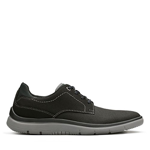 Clarks 261287827, Zapatos Hombre, Negro (Black), 43 EU