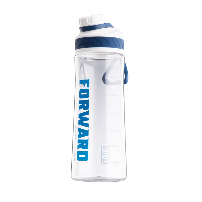 Image of THE VENTI SHOTAY COOL Unbreakable Water Bottle with Sipper BPA Free Tritian, Leak-Proof Water Bottle Ideal for Office, Sports, School, Gym (750ML-White)
