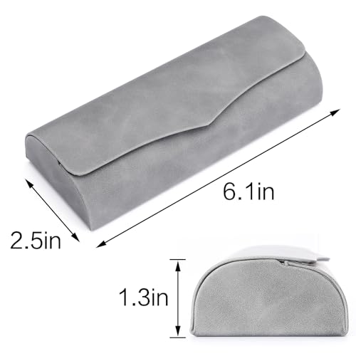 Image of Vemiss Hard Shell Eyeglass Cases, Lightweight Portable Glasses Case for Women Men