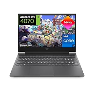 HP Victus 16-r1006ns – Ordenador portátil Gaming de 16.1″ (Intel Core i7-14700HX, 32GB RAM, 1TB SSD, NVIDIA GeForce RTX 4070, 144Hz, Sin Sistema Operativo) Silver – Teclado QWERTY Español