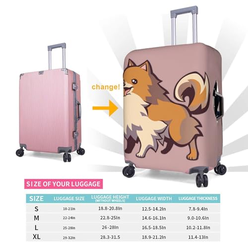Housse de bagage anti-rayures lavable pour protéger votre valise L - 6