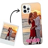 ICOVERI Funda Personalizable Imagen o Letras para iPhone XR. Funda Gel Transparente Antigolpes Compatible con iPhone XR. Material TPU Flexible. Muy Resistente, Gran Durabilidad.