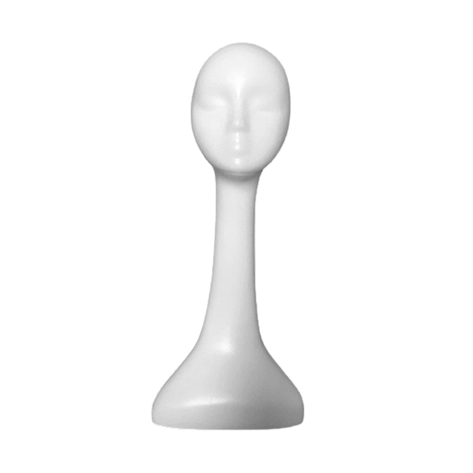 Professional PE Abstrakcyjna Manekin Głowy Dummy Peruka Okulary Naszyjnik Headscarf Scarf Słuchawki Display Shop(Style 1)