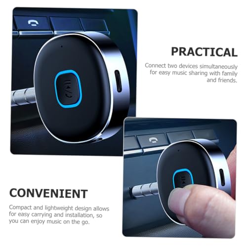 UPKOCH adaptador de transmissor de áudio do carro bateria recarregavel bateria recarregável receptor