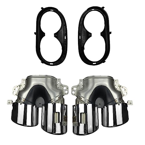 Accessoires d'échappement voiture Benz W177 A35 silencieux turbo canules pare-chocs arrière AMG