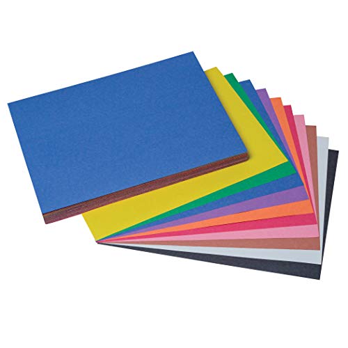 SunWorks PAC6504BN Construction Paper, 10 Assorted Colors, 9