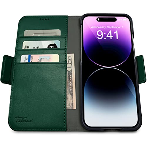 dreem 3-in-1 Wallet Case for iPhone 14/16e/17e, Green - Image 2