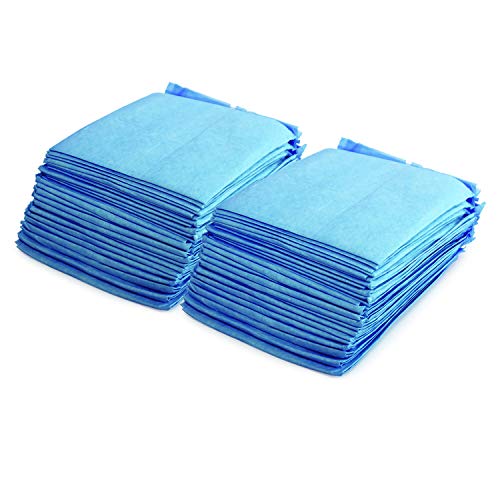 Medpride Disposable Underpads 23'' X 36'' (50-Count) Incontinence Pads, Chux, Bed Covers, Puppy Training | Thick, Super Absorbent Protection For Kids, Adults, Elderly | Liquid, Urine, Accidents #TOP1