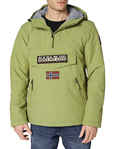 Giacca Anorak impermeabile Napapjiri Rainforest Pocket 1 Giacca Sportiva, Green, S Uomo