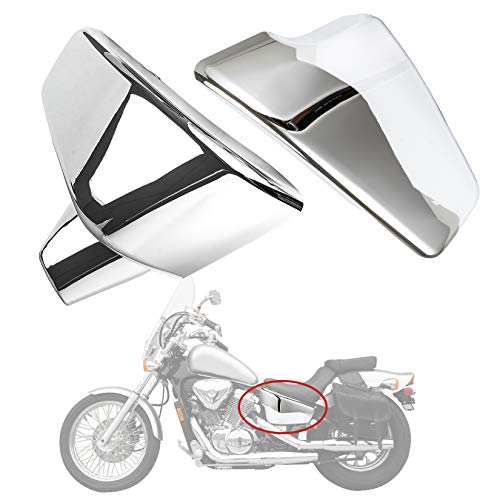 PSLER Battery Side Fairing Covers for VT 600 1999-2008 and for VT 600C CD Shadow VLX Deluxe 1999-2007 (Chrome)