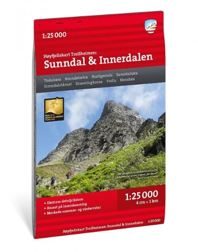 Trollheimen: Sunndal / Innerdalen - Høyfjellskart