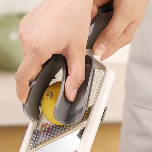 Trancheuse portative pour pommes de terre et citrons avec lame réglable inox