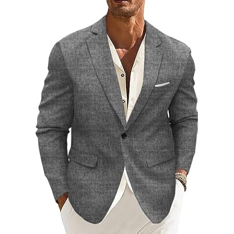Blissshow Men's Casual Blazer Jacket Cover