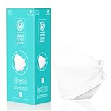 [Flax] KF94マスク 飛沫防護 使い捨て東レ製 不織布4層フィルターマスク 日本国内検品済 BFE.PFE.VFE試験済 個別包装 男女兼用 正規品 韓国製 ((01)ホワイト20枚)