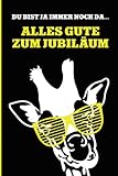  Geschenk zum Jubiläum: Lustige Geschenkidee für Kollegin und Kollege zum Firmenjubiläum ein kariertes Notizbuch A5 als Dankeschön dem Jubilar der Chef und Kollegen wünschen Alles Gute zum Jahrestag