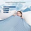 Elegear Revolutionary Cooling Blanket King, Absorbs Heat to Keep Body Cool for Night Sweats, Double Sided Arc-Chill3.0 Cooling Fiber Q-Max>0.5, Lightweight Summer Cold Blankets for Sleeping 90 x 108