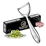 Vegetable Peeler, Premium Stainless Steel Potato Peeler, High Tensile Ultra Sharp Blade Fruit and Food Slicer, Y Shaped with Ergonomic Non-Slip Handle, Dishwasher Safe with 5 Years Warranty