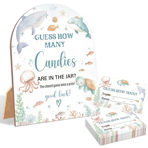 51 Pcs Under The Sea Guess How Many Candies Are