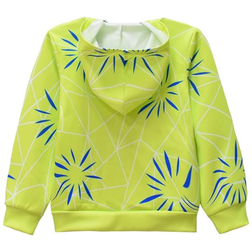 Girl Zip-Up Hoodie Cartoon Movie Sweatshirt Novelty Lightweight Jacket Outerwear Coat for Kids 4-10 Years2