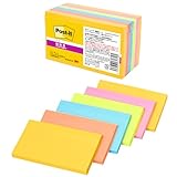 【Amazon.co.jp限定】 ポストイット 強粘着 付箋 ノート ネオンカラー 75×127mm 90枚×6パッド 655-6SSAN-AM