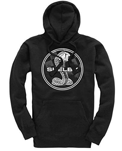 Shelby Supersnake Badge - Sudadera con capucha para hombre, color negro Cover