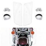 Motorcycle Front Fork Wind Deflectors with Brackets for Honda Shadow VT1100 VT750 VTX1300, for Kawasaki Vulcan...