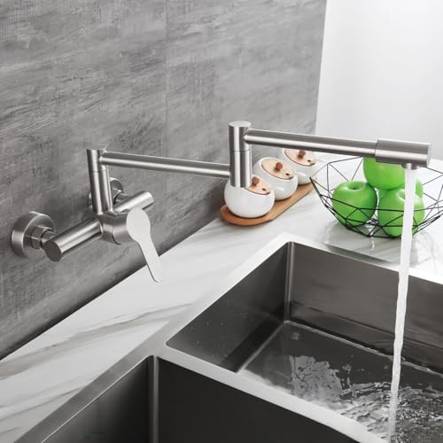 Robinet cuisine rabattable pivotant à 360° avec commande fluide - 3