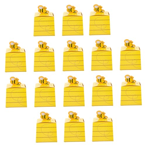 Cabilock Caja Contenedores De Dulces De Boda Suministros De Favores De Fiesta De Abejas Abeñula Titulares De Dulces Recipientes Para De Fiesta Puesto De Portátil Papel
