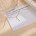 Carffordo 16K Gold Plated Cross Necklace for Women, Dainty Non-Tarnish Pendant Necklace Faith Jewelry Christmas Gifts