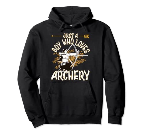 Just A Boy Who Loves Archery Hoodie