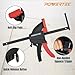 POWERTEC 2 PK Tracksaw Track Guide Rail Clamp, 8-3/4 Inch Quick Release Clamps for Circular Saw Guide Rail System, Woodworking, 71423
